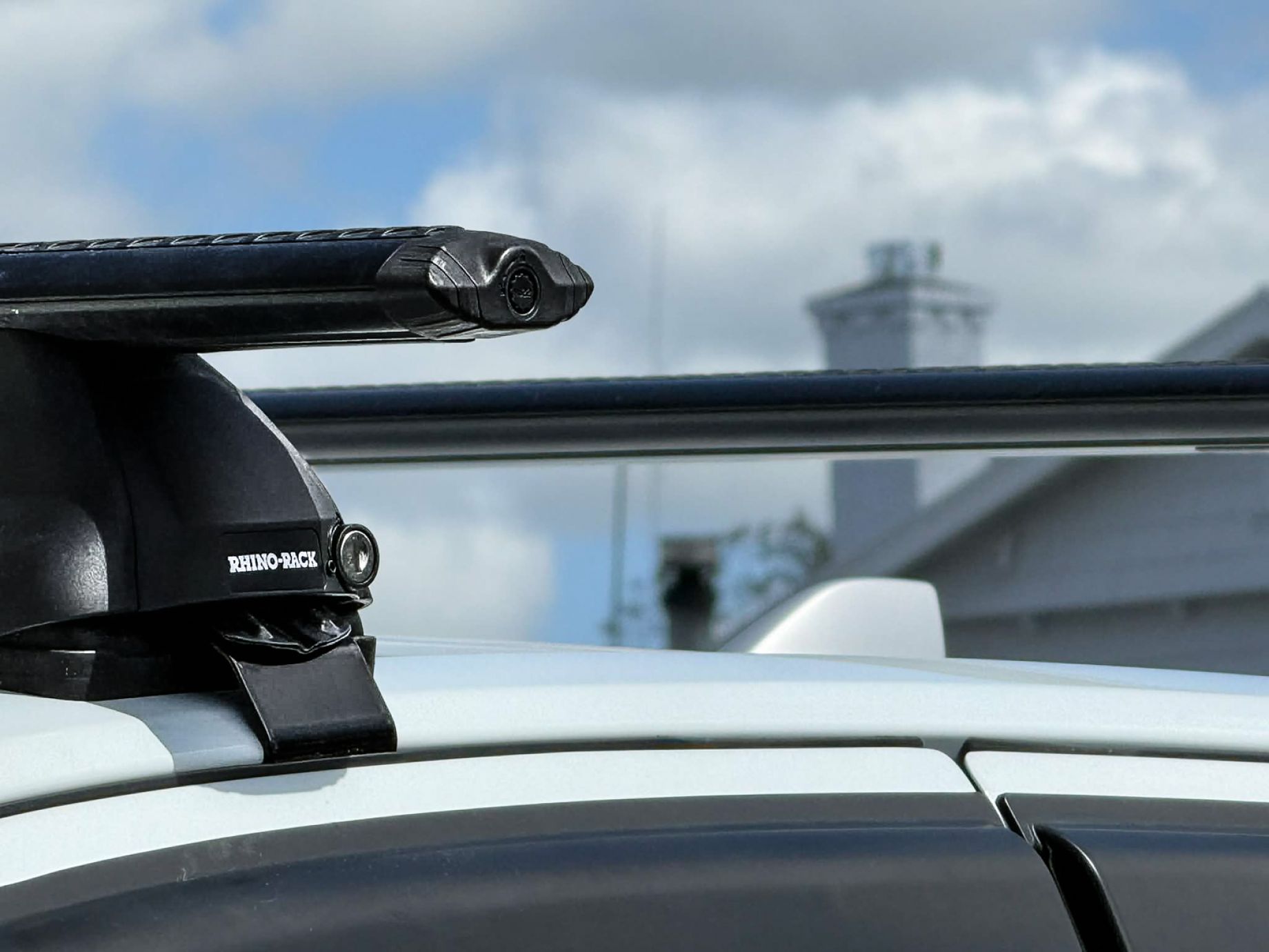 Roof rack installed on vehicle at Auto Interiors Palmerston North