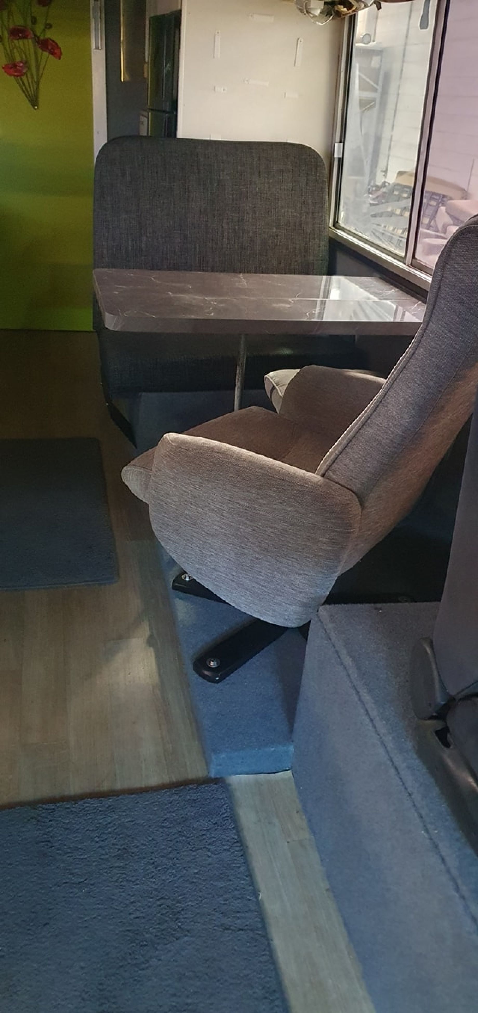 Caravan upholstery and seat restoration by Auto Interiors Palmerston North