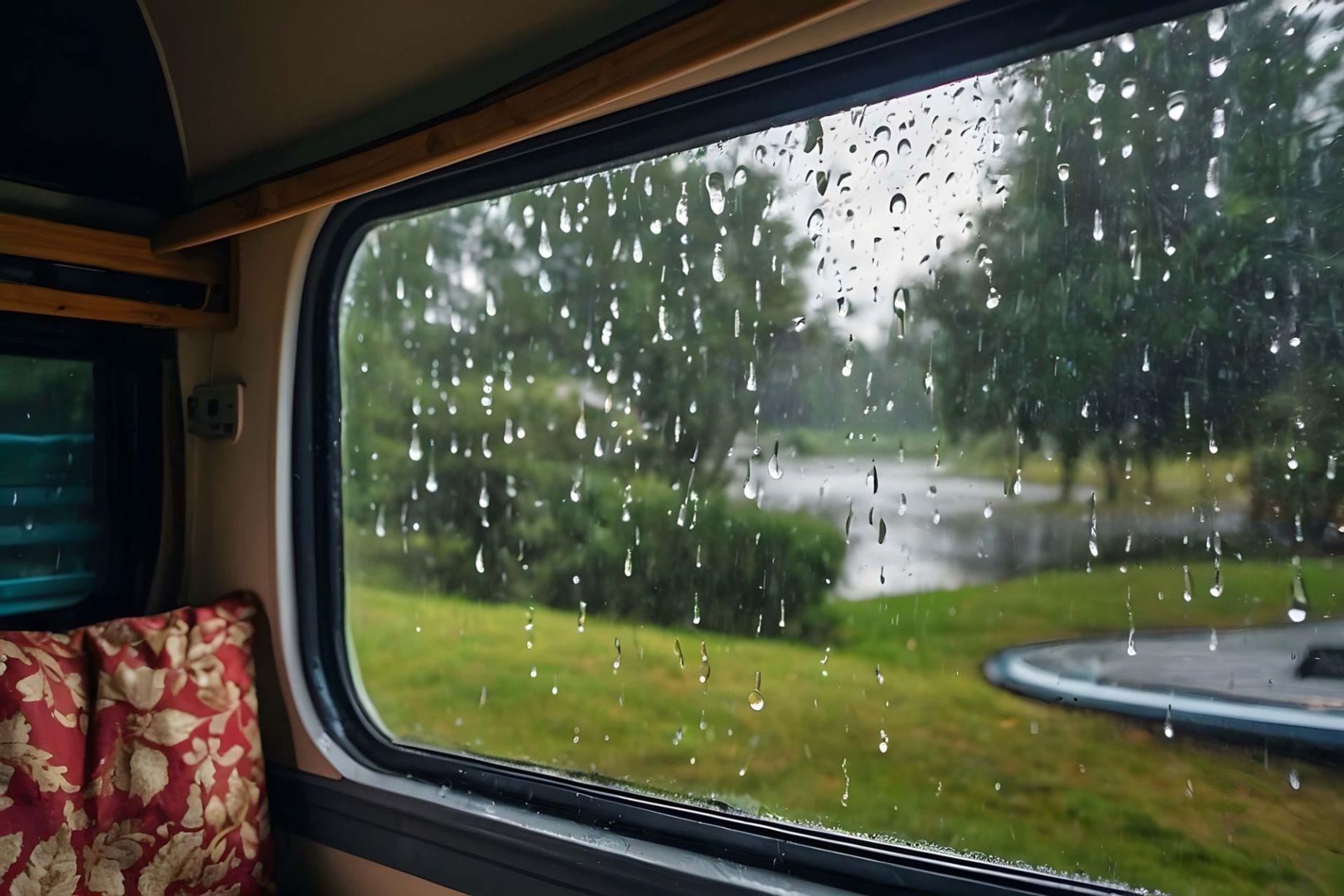 Caravan water leak repair and resealing by Auto Interiors Palmerston North