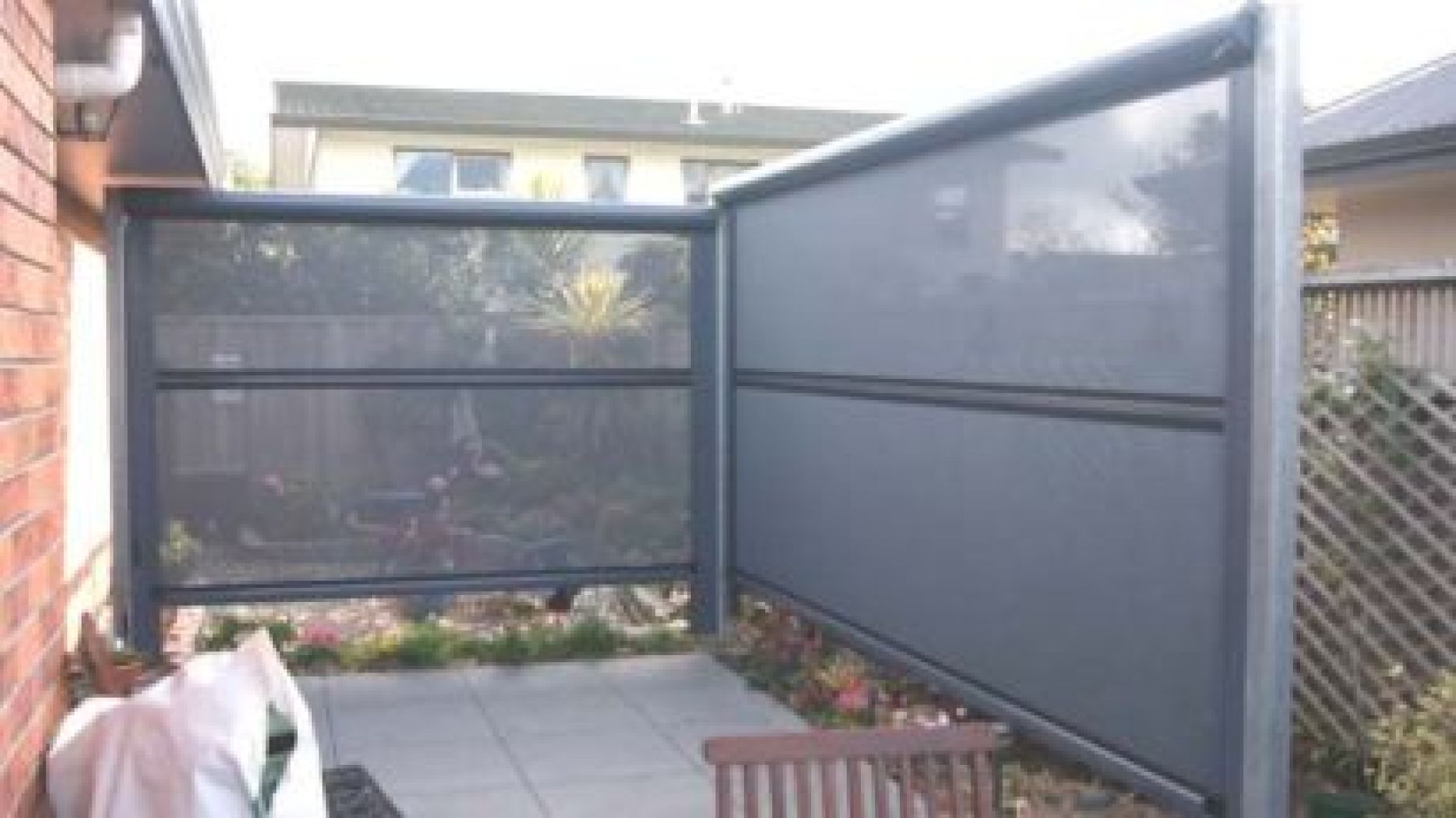 Ziptrak outdoor blinds installed by Auto Interiors Palmerston North